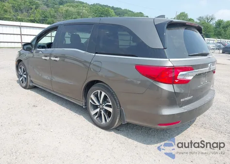 2018 Honda Odyssey Elite from USA, damaged, VIN 5FNRL6H91JB090931